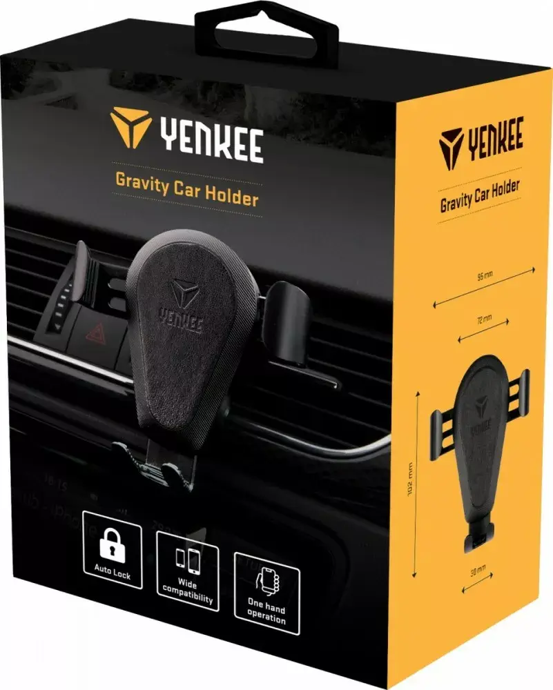Автодержатель для телефона YENKEE YSM 410BK Photo 4