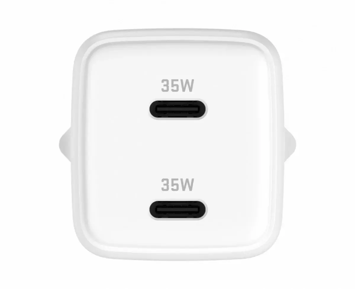 YENKEE G35D USB-C Wall Charger 2x18W PD 3.0 Photo 2