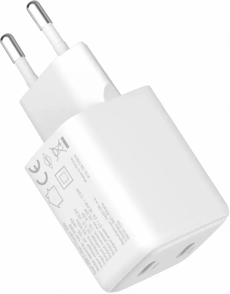 YENKEE G35D USB-C Wall Charger 2x18W PD 3.0 Photo 5