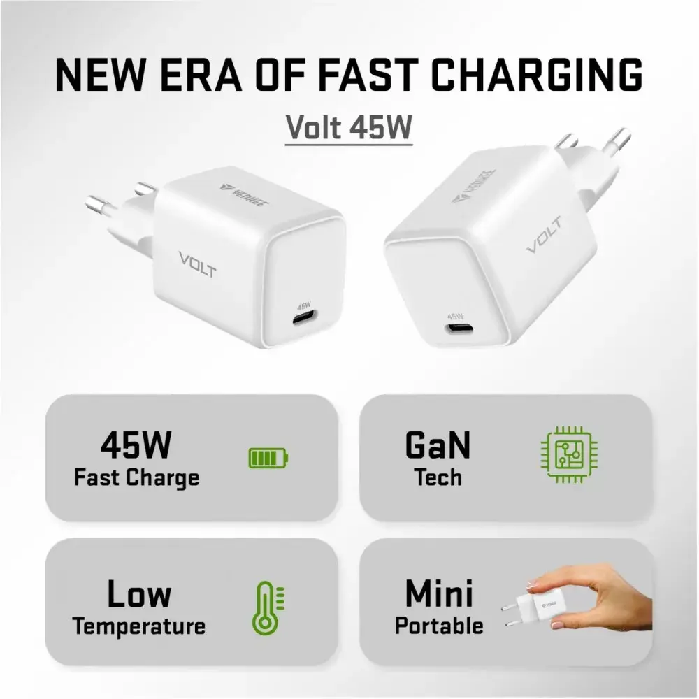 YENKEE G45 VOLT USB-C lādētājs 45W PD 3.0 Photo 6
