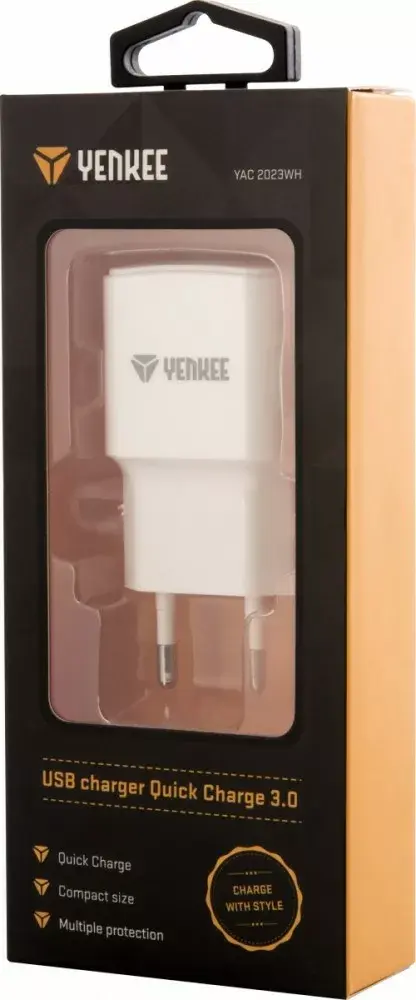 YENKEE YAC 2023WH USB-зарядное 18W Photo 4