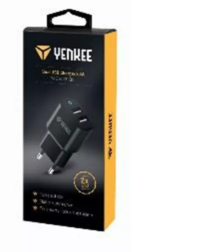YENKEE YAC 2024BK lādētājs 2× USB-A Photo 2