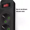 Удлинитель Riff RF-F23U — 3 розетки, 3 USB-A, 1 USB-C Photo 4