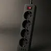 Сетевой фильтр Riff F25U — 5 розеток, 3 USB-A, 1 USB-C Photo 2