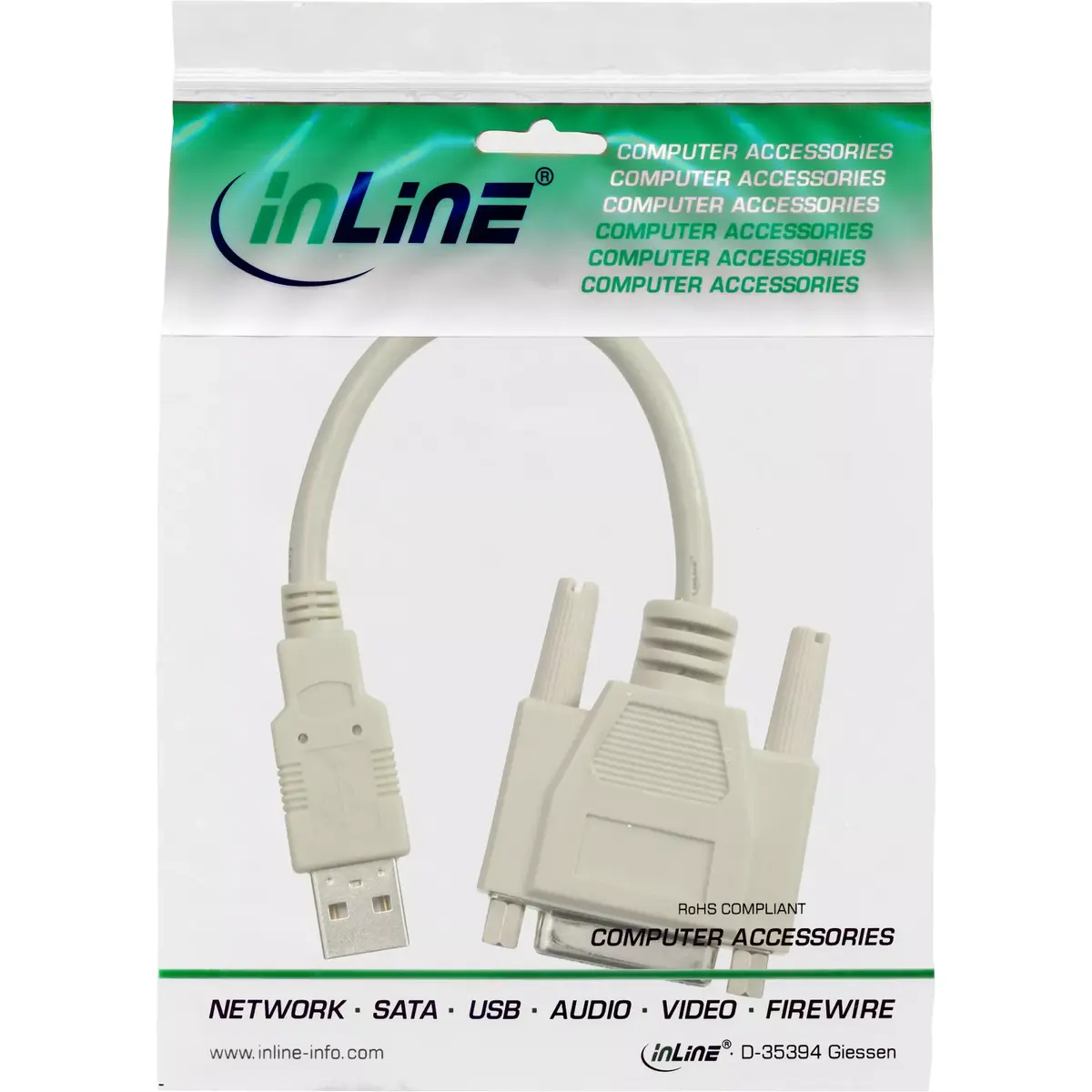 USB adaptera kabelis InLine 33101 Photo 2