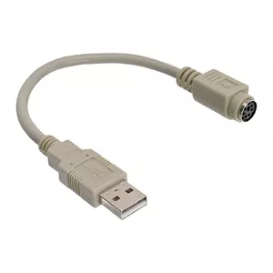 USB Adapter Cable USB Type A male / PS/2 female InLine 33102