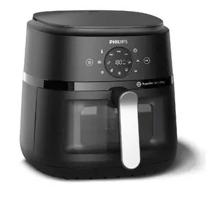 Philips 2000 series NA231/00 аэрофритюрница с емкостью 6.2 л, вместимостью продуктов 1 кг, мощностью 1700 Вт, сенсорным управлением и дисплеем