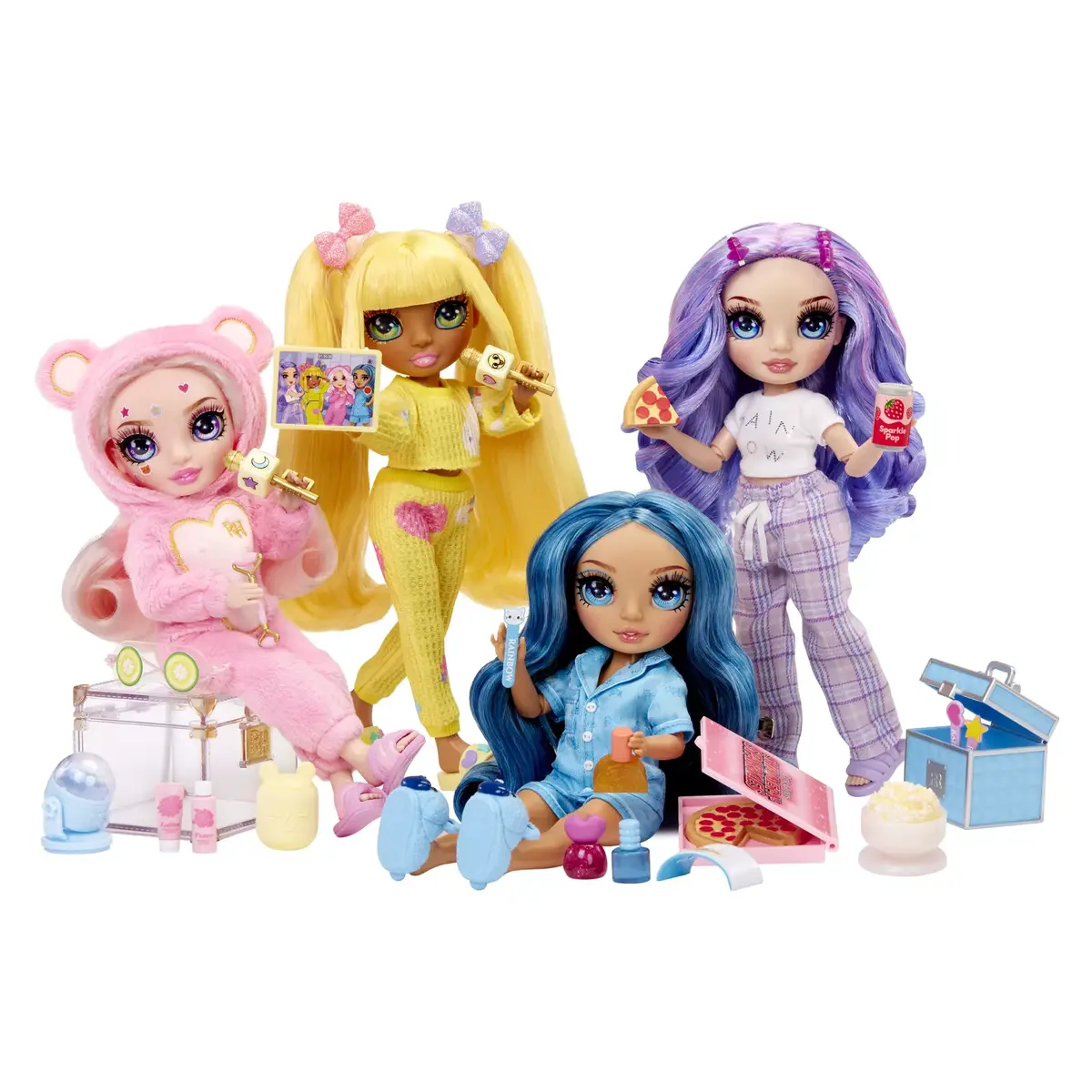 MGA Rainbow High Junior High PJ Party — modeļu lelle Violeta Photo 7