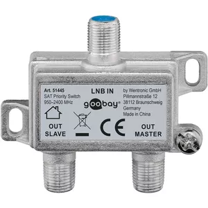 Kabeļu dalītājs Goobay SAT Priority Splitter