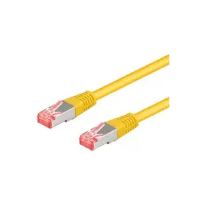 Сетевой кабель Goobay 1.5m CAT6a-150 Желтый
