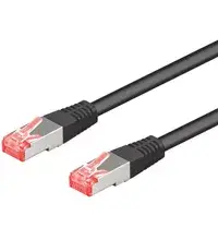 Networking Cable Goobay 1.5m CAT6a-150 Black