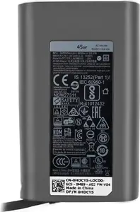 AC Adapter Dell 450-AGVP 45W USB Type-C power supply for compatible laptops and devices