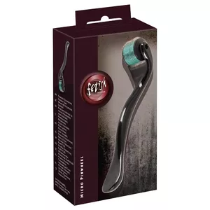 Sajūtu Micro Pinwheel no fetish collection modelis 50036600000 — nerūsējošais tērauds/polikarbonāts, garums 13.4 cm, 9 riteņi, riteņa Ø 2.4 cm