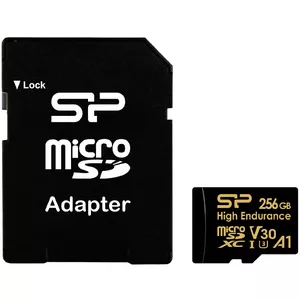 MicroSDXC karte Silicon Power SP256GBSTXDV3V1HSP 256 GB Class 10 High Endurance, 3.6 V, 0–70°C