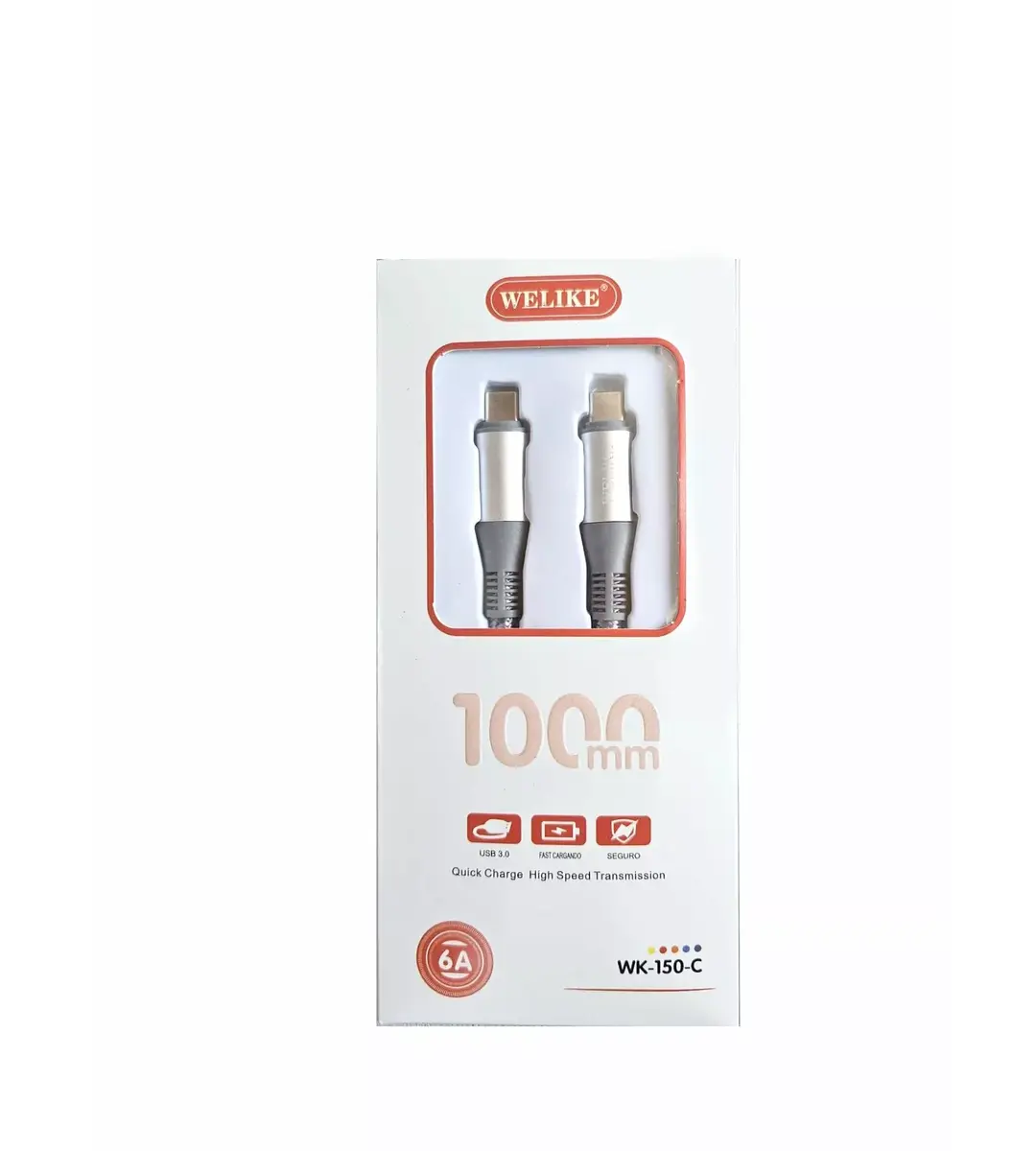 Кабель USB-C Welike WK-150-C 120W PD 1м Photo 3