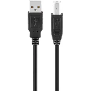 USB 2.0 Hi-Speed кабель Goobay 96185 1 м черный