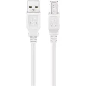 USB 2.0 Hi-Speed кабель Goobay 96186 1м белый