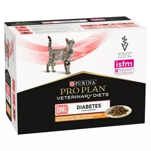 Консервы для кошек Purina Pro Plan Veterinary Diets DM St/Ox Diabetes Management, курица, 10×85 г