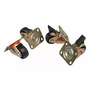 Castor wheels Equip EZW-2 Black 60mm for Flex Cabinets