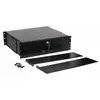 Atvilktne Equip Lockable Drawer 19' 3U RAL9005 Black Photo 2