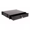 Atvilktņu bloks Equip Lockable Drawer 19' 2U RAL9005 Black Photo 2