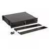 Atvilktņu bloks Equip Lockable Drawer 19' 2U RAL9005 Black Photo 3