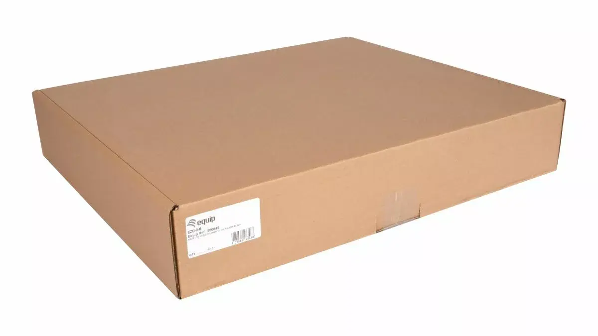 Atvilktņu bloks Equip Lockable Drawer 19' 2U RAL9005 Black Photo 5
