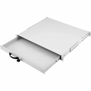 Atvilktne Equip Lockable Drawer 19' 1U RAL7035 Pelēka Gaiši pelēka