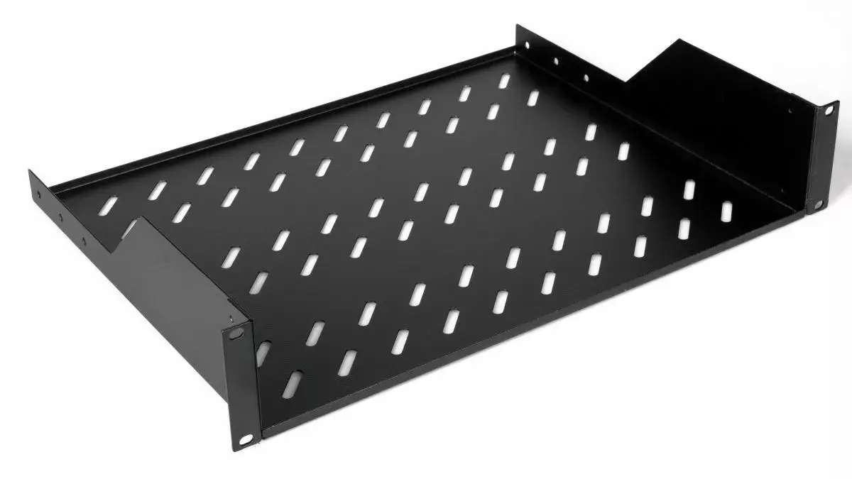 Plaukts iekārtai Equip Fixed Shelf 19' 2U 800MM Black Photo 2