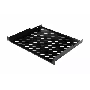 Equip Fixed Shelf 19', 1U, 600MM, Black
