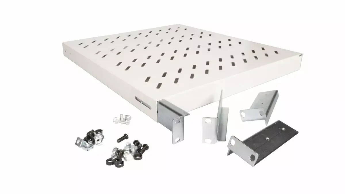 Plaukts 19' 1U 500MM pelēks Equip Variable Shelf Photo 2