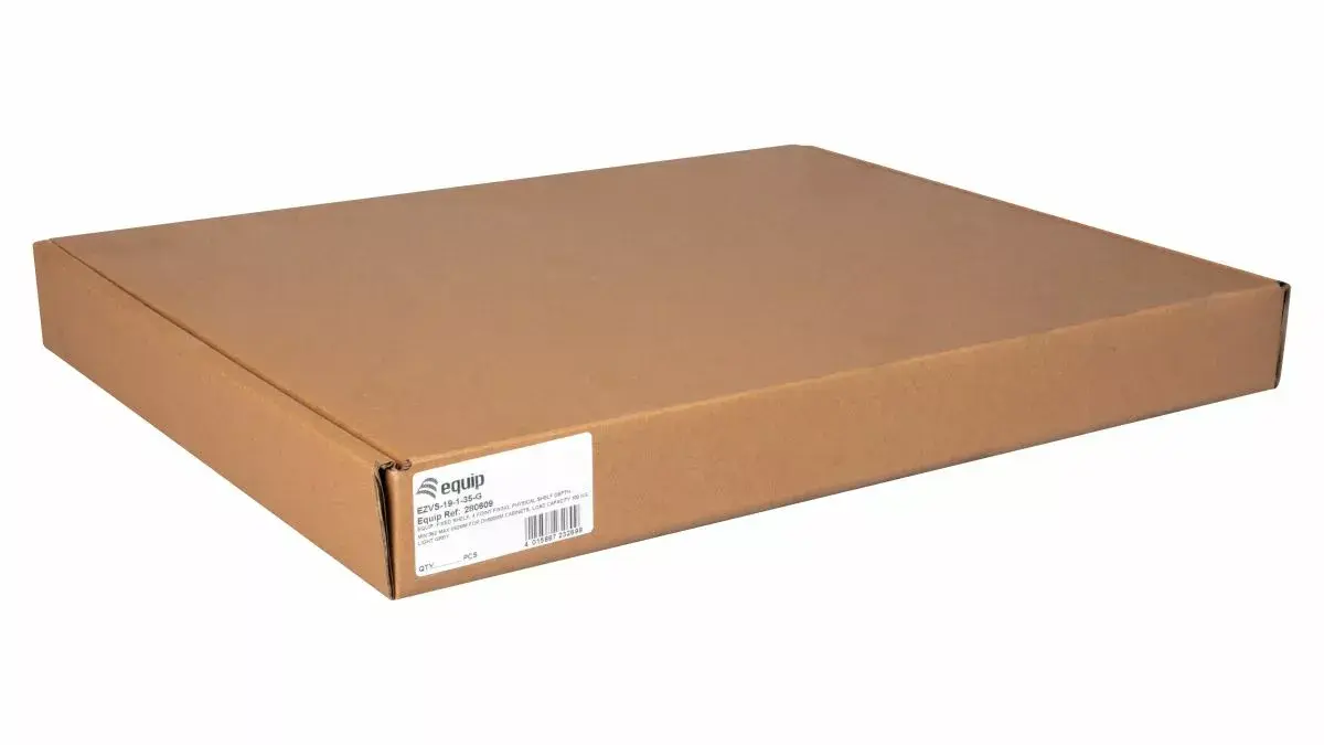 Plaukts iekārtai Equip Variable Shelf 19' 1U 350MM Grey Photo 3