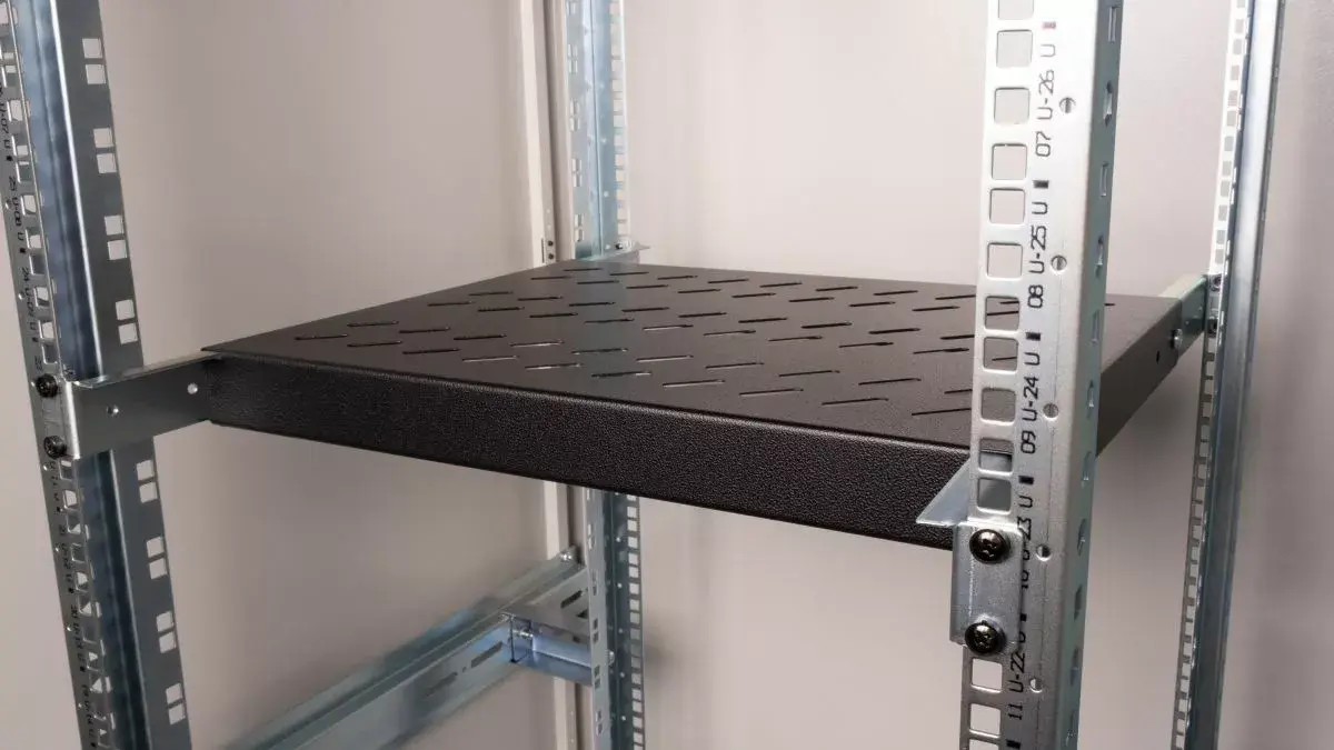 Plaukts 19' 1U 350MM Black Equip Variable Shelf Photo 4