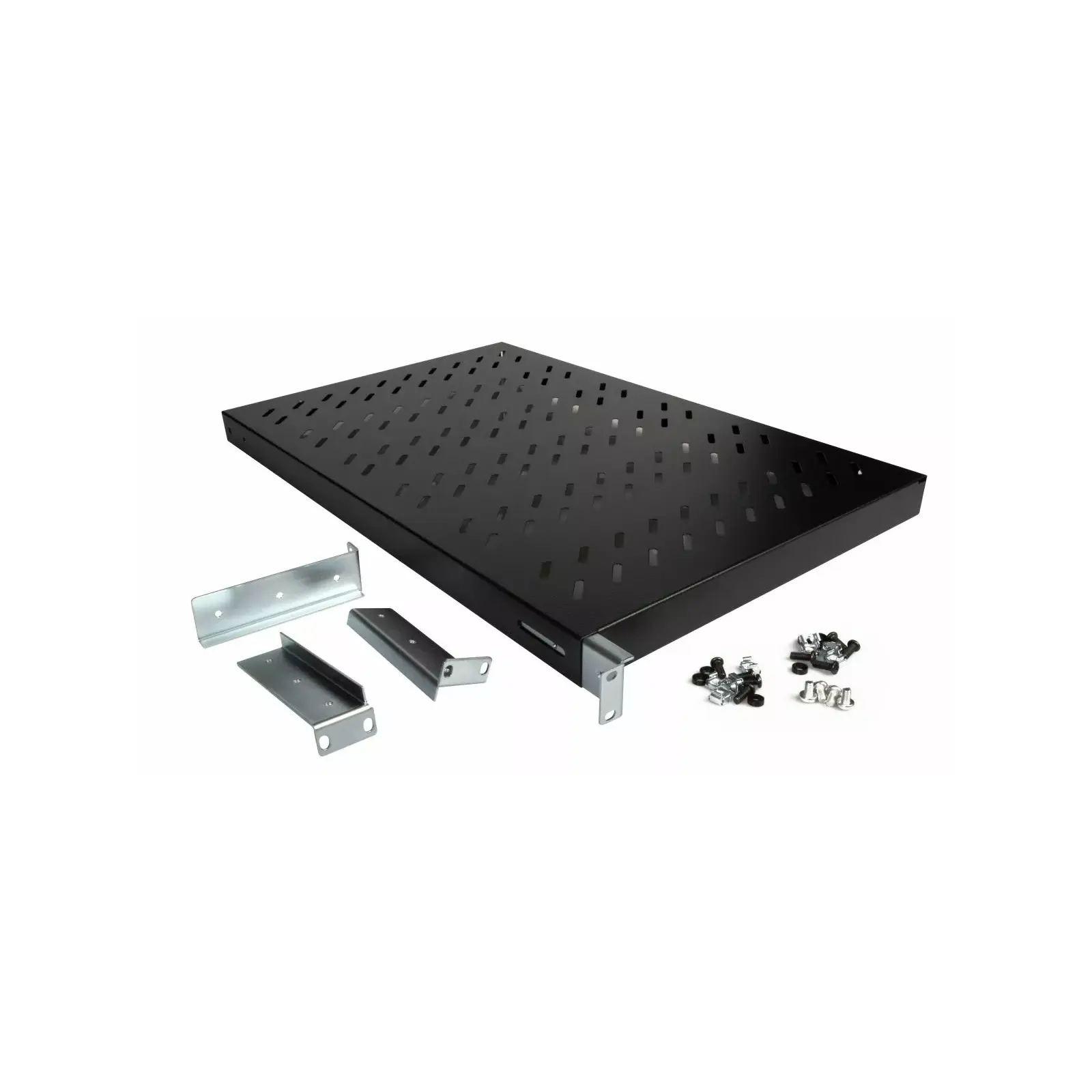 Rack shelf Equip Variable Shelf 19' 1U 1000MM Black Photo 2