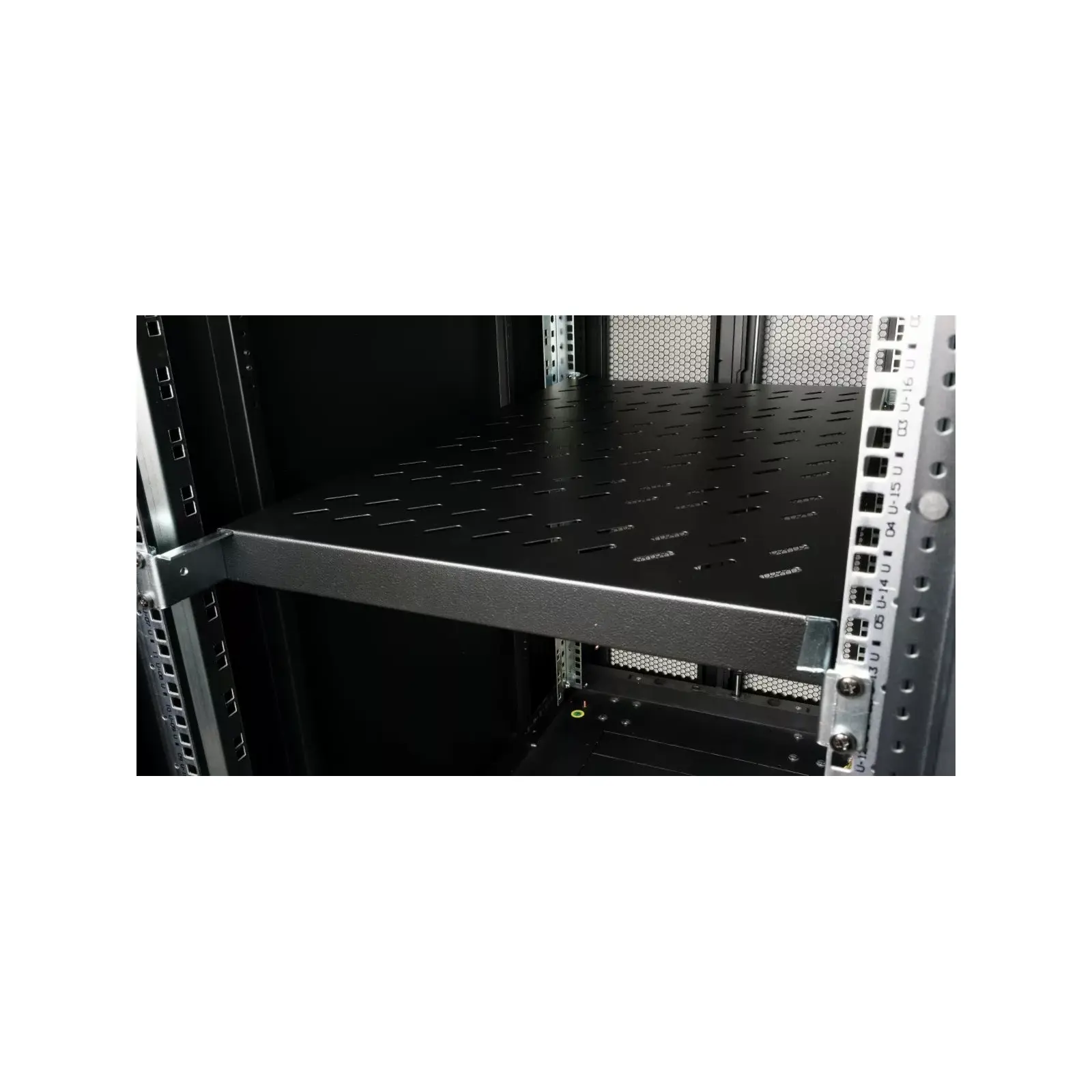 Rack shelf Equip Variable Shelf 19' 1U 1000MM Black Photo 4