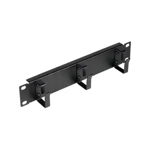 Кабельное кольцо EQUIP EZMR-10-B — металлическое, чёрное, аксессуар для стойки, 1 шт., 174 г