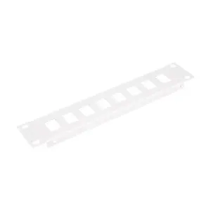 Keystone panel EQUIP EZKP-10-G, metal housing, grey, 10 ports