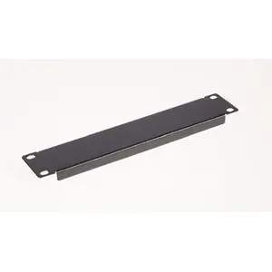 Blank panel EQUIP EZBP-10-B — metal, black, 1U, 123 g