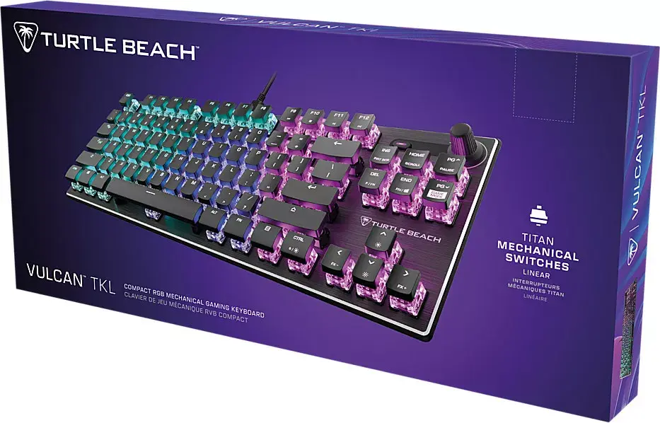Turtle Beach Vulcan TKL AIMO Black механическая клавиатура Photo 9