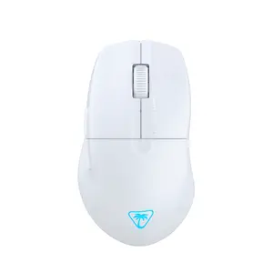 Turtle Beach Pure Air White Wireless Ergonomic Gaming Mouse with 26K DPI Optical Sensor and RGB Illumination