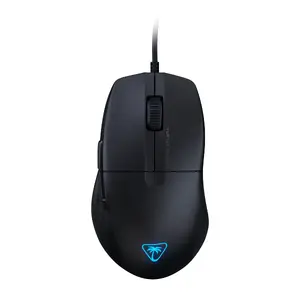 Turtle Beach Pure SEL Black Gaming Mouse, Ultra-Light Ergonomic Design, 8K DPI Optical Sensor, Mechanical Switches, RGB Illumination, Wired USB