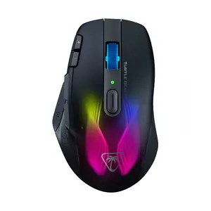 Turtle Beach Kone XP Air Black Wireless Gaming Mouse, RF Wireless and Bluetooth, 19000 DPI Optical Sensor, 100h Battery Life, Charging Dock, AIMO RGB Lighting