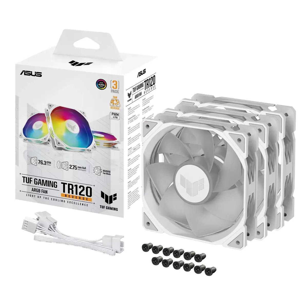 Gaisa dzesētājs ASUS TUF GAMING TR120 ARGB REVERSE Photo 9