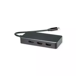 Video Cable Adapter VALUE 12.99.1031 0.19 m USB Type-C 3 x HDMI Black