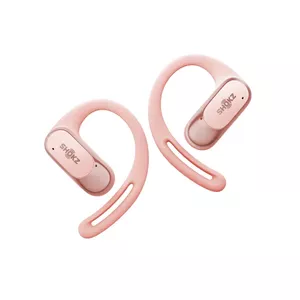 Austiņu komplekts Shokz OpenFit Air binaurāls ar auss āķi bezvadu Bluetooth 5.2 IP54 10 m Rozā