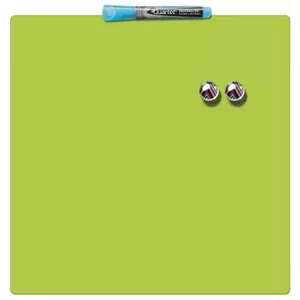 Magnetic Square Tile NOBO 360×360 mm Green - wall-mounted reusable magnetic panel