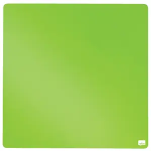 Magnētiska kvadrātveida plāksne NOBO 360×360 mm zaļa — sienas uzstādāma, atkārtoti izmantojama