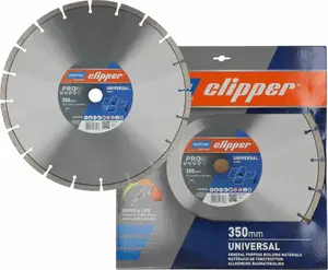 Griešanas disks NORTON PRO Universal Laser 350 x 25,4 mm — dimanta disks betonam, ķieģelim un akmenim