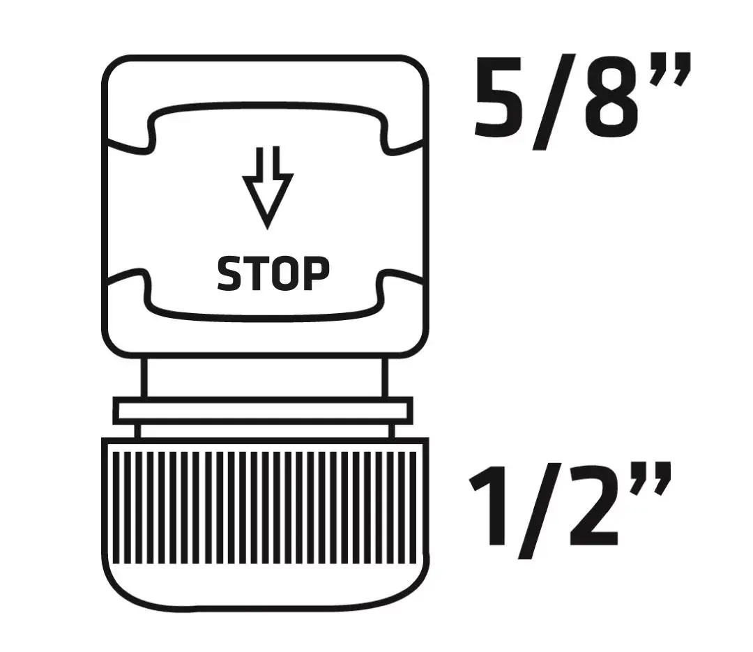 Verto 15G731 пластиковый фитинг для шланга Photo 3