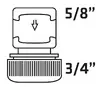 Фитинг для шланга Verto 15G732 Photo 3